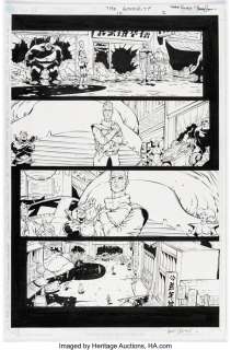 Quitely, Frank - Frank Quitely and Trevor Scott The Authority #14 Story Page 2 Original Art (DC, 2000)....