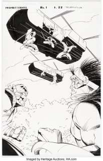 Pajarillo, Mark - Mark Pajarillo and Sean Parsons Prophet / Chapel: Super Soldiers #1 Splash Page 22 Original Art (Image, 1996)....