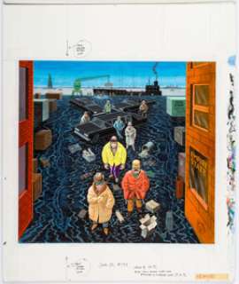 Jaffee, Al | Al Jaffee MAD #393 Inside Back Cover "Fold-In" Painting Original Art (EC, 2000).... | Heritage