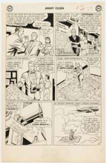 Swan, Curt | Curt Swan and George Klein Superman’s Pal, Jimmy Olsen #75 Story Page 5 Original Art (DC, 1964).... | Heritage
