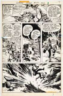 Carrillo, Fred - Fred Carrillo Weird War Tales #40 Story Page 4 Original Art (DC, 1975)....
