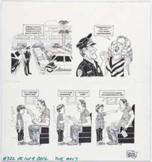 Berg, Dave | Dave Berg, Al Feldstein, Don Martin, Al Jaffee, and Jack Davis MAD Related Illustrations Original Art Group of 5 (... (Total: 5 Original Art) | Heritage