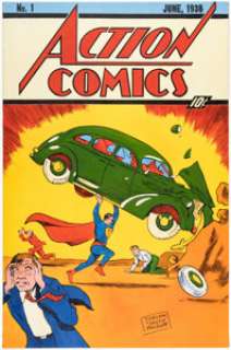 Moldoff, Sheldon | Sheldon "Shelly" Moldoff Action Comics #1 Superman Painting Original Art (undated).... | Heritage
