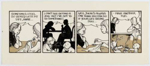 Johnston, Lynn - Lynn Johnston For Better or For Worse Daily Comic Strip Original Art dated 7-11-80 (Universal Press, 1980)....