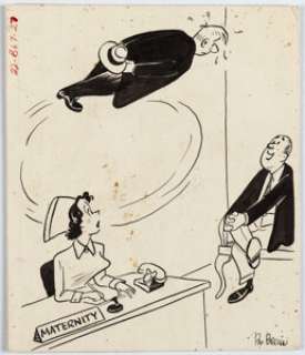 Gag Cartoonist - Bo Brown - Single Panel Gag Cartoonist Illustration Original Art (undated)....