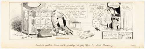 Goldberg, Rube | Rube Goldberg Life’s Little Jokes Daily Comic Strip Original Art dated 5-6-25 (McNaught Syndicate, 1925). ... | Heritage