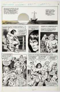 Buscema, John | John Buscema and Tony DeZuniga The Savage Sword of Conan #41 Story Page 12 Original Art (Marvel, 1979).... | Heritage