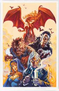 Brereton, Dan | Dan Brereton Monsterverse Flesh and Blood: Book One Cover Original Art (Monsterverse, 2011).... | Heritage