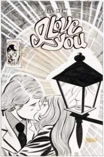 Cappello, Art | Art Cappello I Love You #117 Cover Original Art (Charlton, 1976).... | Heritage