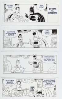Nickel, Scott - Scott Nickel Eek! Daily Comic Strip Original Art Group of 4 (c. 2017).... (Total: 4 Original Art)