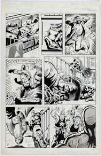 Unidentified Innovation Comics artist - Gary Barker and Barbara Kaalberg Hero Alliance Quarterly #2 Story Page 8 Original Art (Innovation, 1991)....