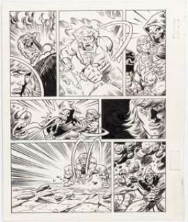 Timm, Bruce | Bruce Timm and Red Grant He-Man and the Masters of the Universe "Snake Attack" Mini Comic Story Page 11 Original A... | Heritage