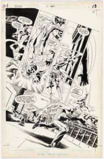 Smith, Tod | Tod Smith and Rick Magyar Vigilante #21 Story Page 13 Nightwing Original Art (DC, 1985).... | Heritage