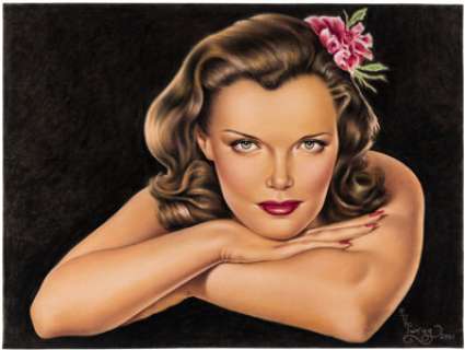 Twigg, Terry - Terry Twigg - Pin-Up Painting Original Art (2001)....