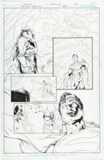 Rocha, Robson - Robson Rocha and Norm Rapmund Batman/Superman #28 Story Page 22 Original Art (DC, 2016)....