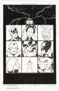 Leonard Kirk - Marvel Adventures The Avengers #25 Cover Original Art (Marvel, 2008)....