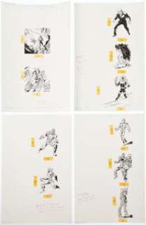 Mark Bagley And Karl Kesel | The Amazing Spider-Man Trading Card Illustration Original Art Group of 4 (Fleer, 1994).... (Total: 4 Original Art) | Heritage