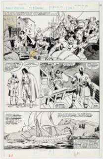 John Buscema And Tony Dezuñiga | The Savage Sword of Conan #40 Story Page 17 Original Art (Marvel, 1979). | Heritage