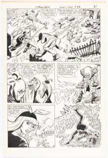 Joe Orlando, Jerry Grandenetti, And Mike Esposito | Showcase #62 The Inferior Five Story Page 23 Original Art (DC, 1966). | Heritage