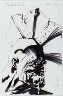 Jock - Savage Dragon #223 Variant Cover Original Art (Image, 2017).