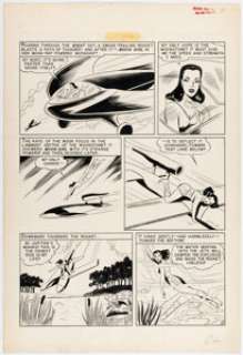 Sheldon Moldoff | Moon Girl #3 Story Page 2 Original Art (EC, 1948). | Heritage