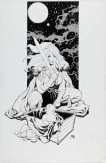 Frank Cho Hammer of the Gods #1 Cover Original Art (Insight Studios, 2001). | Heritage