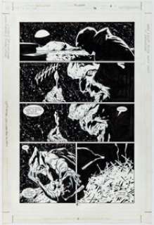 Lewis LaRosa and Al Milgrom JLA #76 Story Page 6 Original Art (DC, 2003).