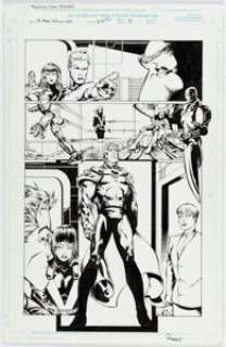 Tom Raney and Rich Perrotta X-Men Unlimited #24 Story Page 5 Original Art (Marvel, 1999).