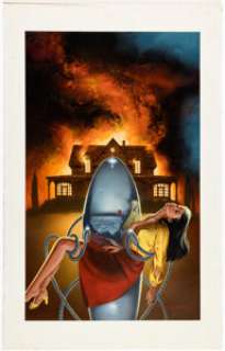 David Mattingly Specimens Paperback Cover Painting Original Art (Ace Books, 1983). | Heritage