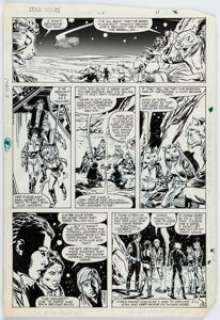 Sal Buscema and Tom Palmer Star Wars #93 Story Page 8 Original Art (Marvel, 1985). | Heritage