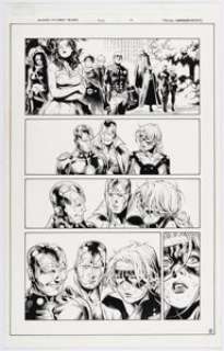 Jim Cheung and Dave Meikis The Avengers: The Children‘s Crusade #5 Story Page 13 Original Art (Marvel, 2011).