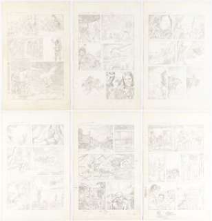 Dick Ayers - Unpublished Ghost Rider Partial Story Original Art Group of 60 (Marvel, c. 1997). (Total: 60 Original Art) | Heritage
