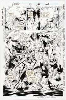Tony Daniel and Kevin Conrad X-Force #43 Story Page 20 Original Art (Marvel, 1995). | Heritage