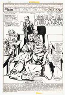 Carmine Infantino and Tom Palmer Nova #16 Splash Page 1 Original Art (Marvel, 1978). | Heritage