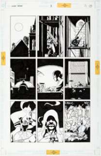 Edvin Biukovic Human Target #4 Story Page 7 Original Art (DC, 1999).