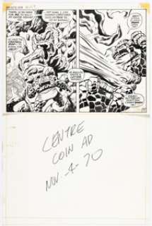 John Buscema and Joe Sinnott Fantastic Four #109 Story Page 12 Original Art (Marvel, 1971). | Heritage
