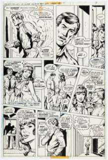 Rich Buckler and Bob McLeod Secret Society of Super-Villains #9 Story Page 3 Original Art (DC, 1977). | Heritage