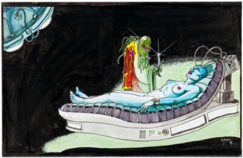 Guillaume Sorel - Sci-Fi Illustration Original Art (1985). | Heritage