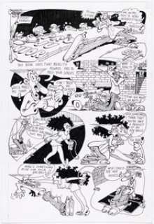 Evert Geradts ProJunior #1 Complete 1-Page Story "ProJunior" Original Art (Kitchen, 1971).