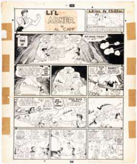 Al Capp Li’l Abner Sunday Comic Strip Original Art dated 11-9-41 (United Feature Syndicate, 1941). | Heritage