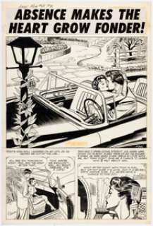 Jay Scott Pike Love Romances #46 Story Page 1 Original Art (Marvel, 1955). | Heritage