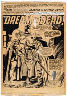 Gene Colan and Tom Palmer Doctor Strange #18 Splash Page 1 Original Art (Marvel, 1976). | Heritage