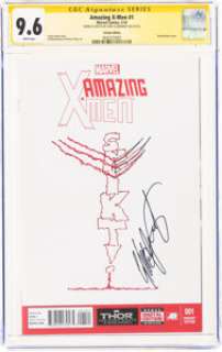 Chris Claremont Amazing X-Men #1 Variant Edition - Signature Series Original Art (Marvel, 2014/22) CGC NM+ 9.6 White pages.