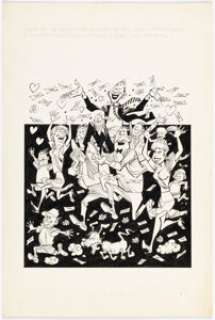 Jack Davis Four Color #1186 Yak Yak Story Page 5 "How To Win Friends" Original Art (Dell, 1961). | Heritage