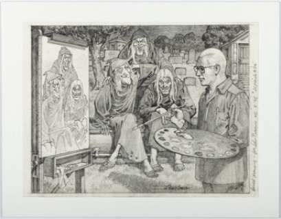Johnny Craig "JC Paints 3 Gs" Pencils Specialty Illustration Original Art (1995). | Heritage