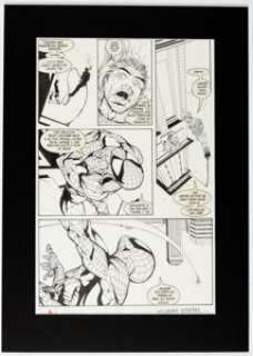 Bart Sears and Ray Kryssing Silver Surfer #93 Spider-Man Story Page 4 Original Art (Marvel, 1994). | Heritage