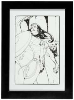 Pete Woods - Wonder Woman Illustration Original Art (2009).