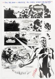 Steve Rude Nexus: The Newspaper Strips TPB #1 "The Coming of Gourmando" Story Page 26 Original Art (Dark Horse, 2021). | Heritage