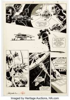 Frank Cirocco and Chris Warner Alien Legion #5 Story Page 4 Original Art (DC/Epic, 1984). (Total: 2 Items)