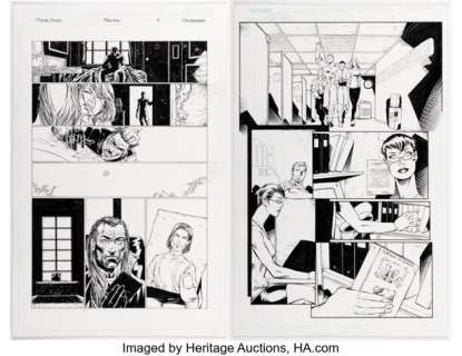 Keu Cha, Ken Lashley, and others Rising Stars Story Page Original Art Group of 2 (Image/Top Cow/Wizard, 1999-2000). (Total: 2 Original Art)